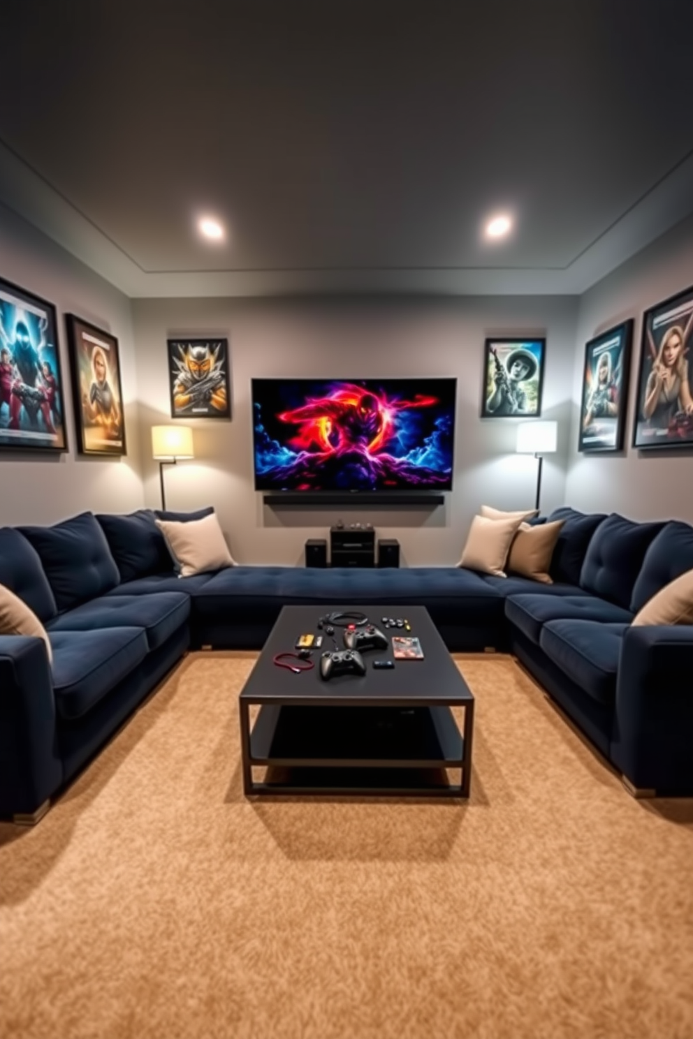 Cozy Game Room Design Ideas 14