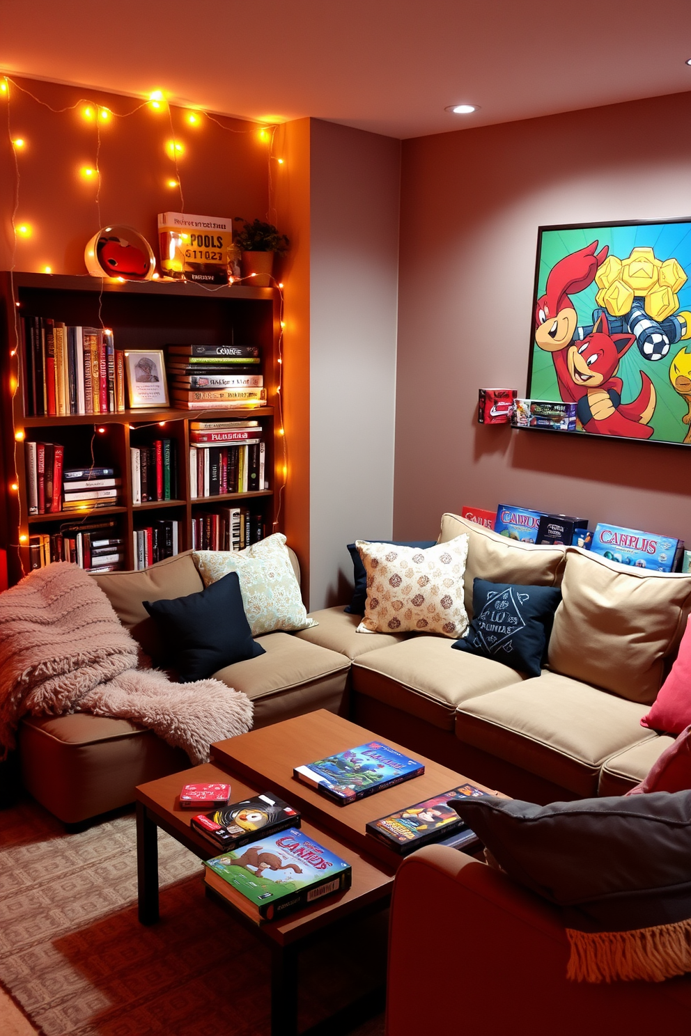 Cozy Game Room Design Ideas 27