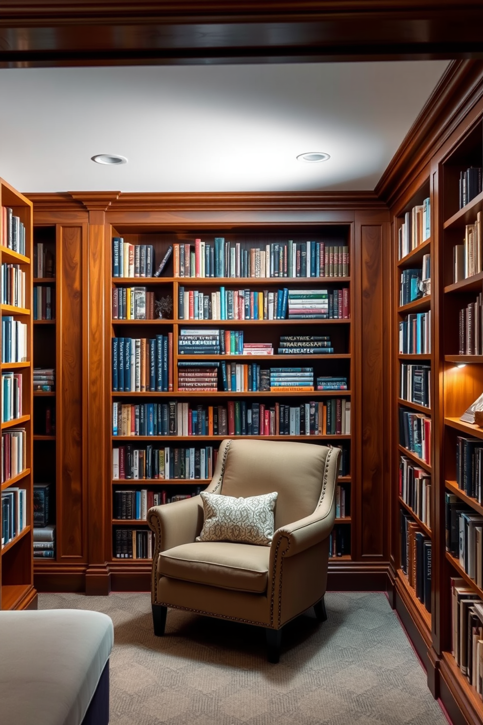 Cozy Home Library Design Ideas 1