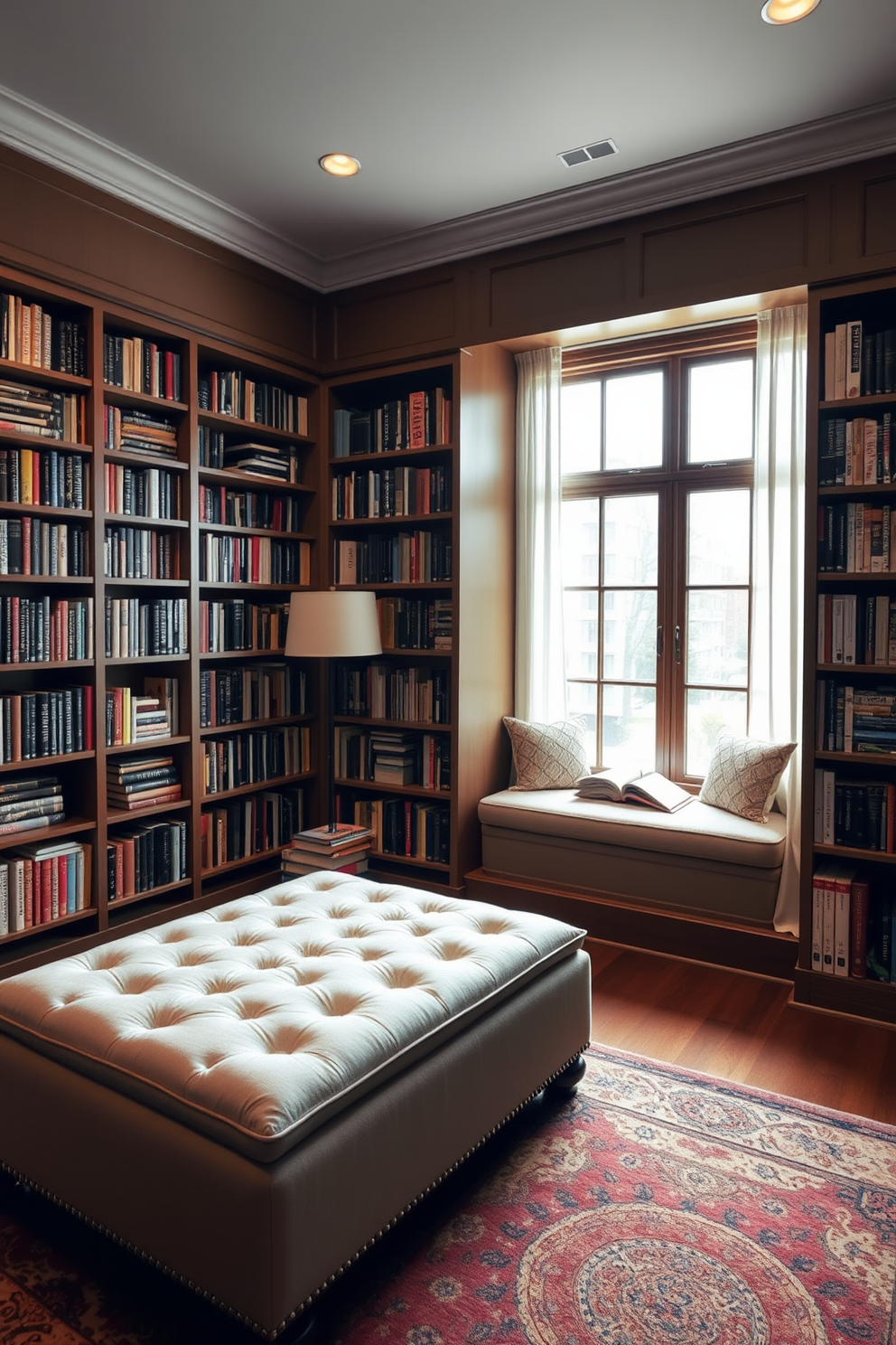 Cozy Home Library Design Ideas 19