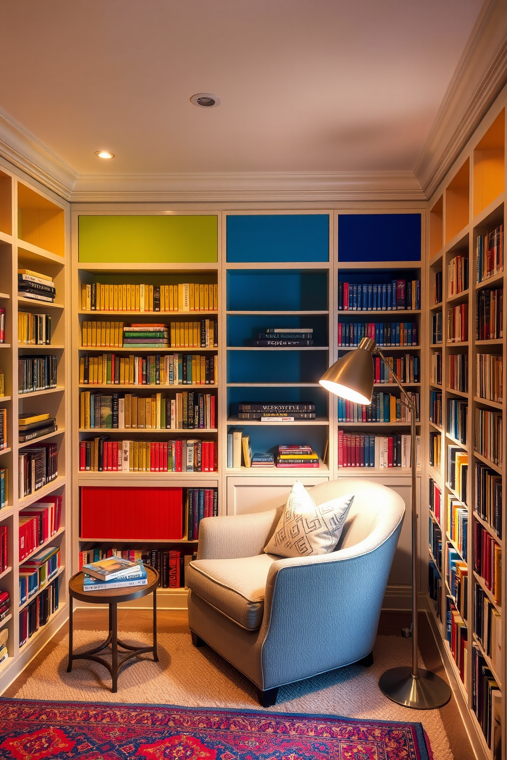 Cozy Home Library Design Ideas 26