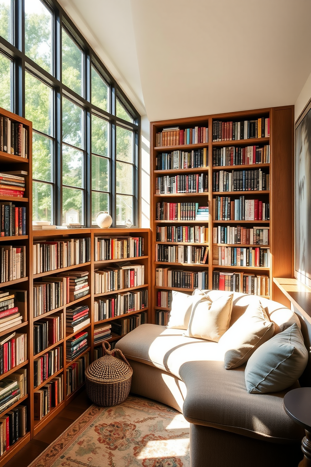 Cozy Home Library Design Ideas 4