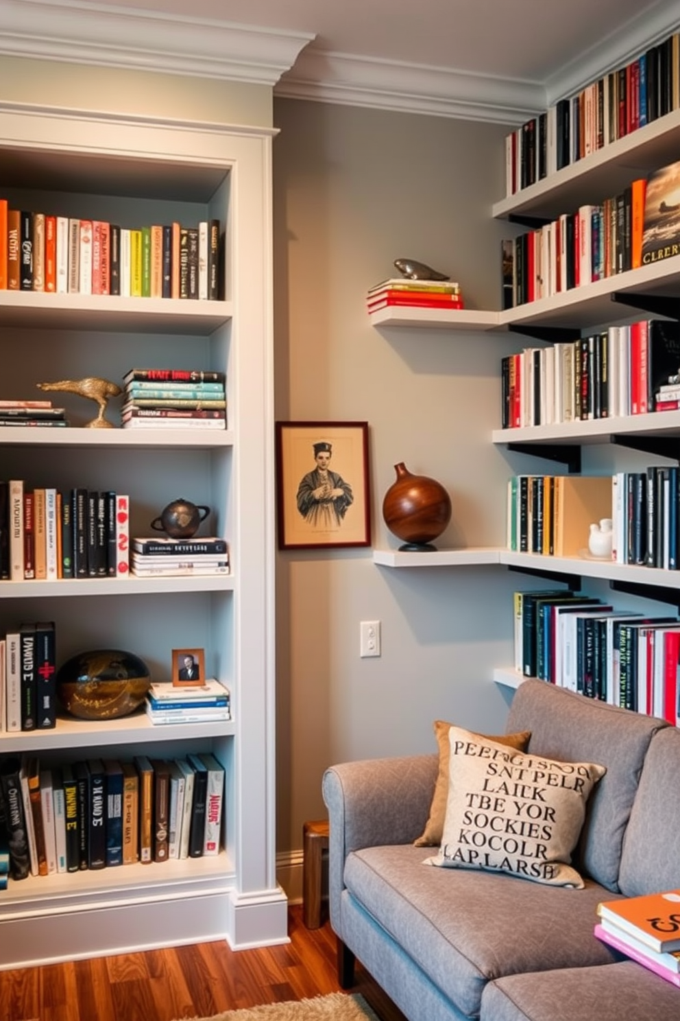 Cozy Home Library Design Ideas 9