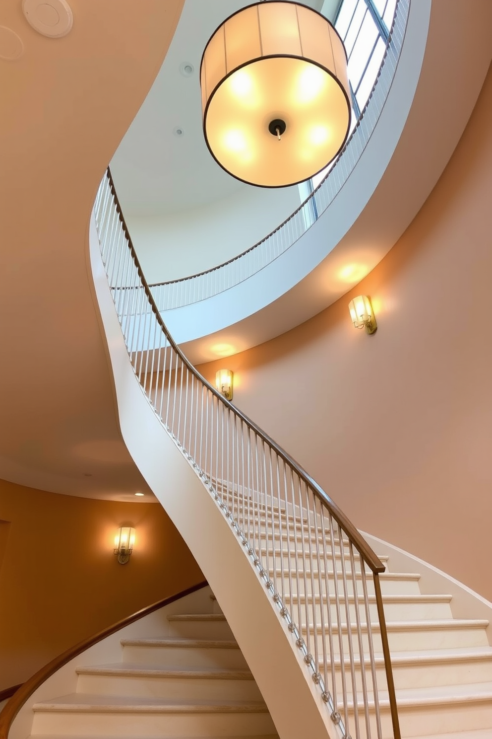 Curved Staircase Design Ideas 19