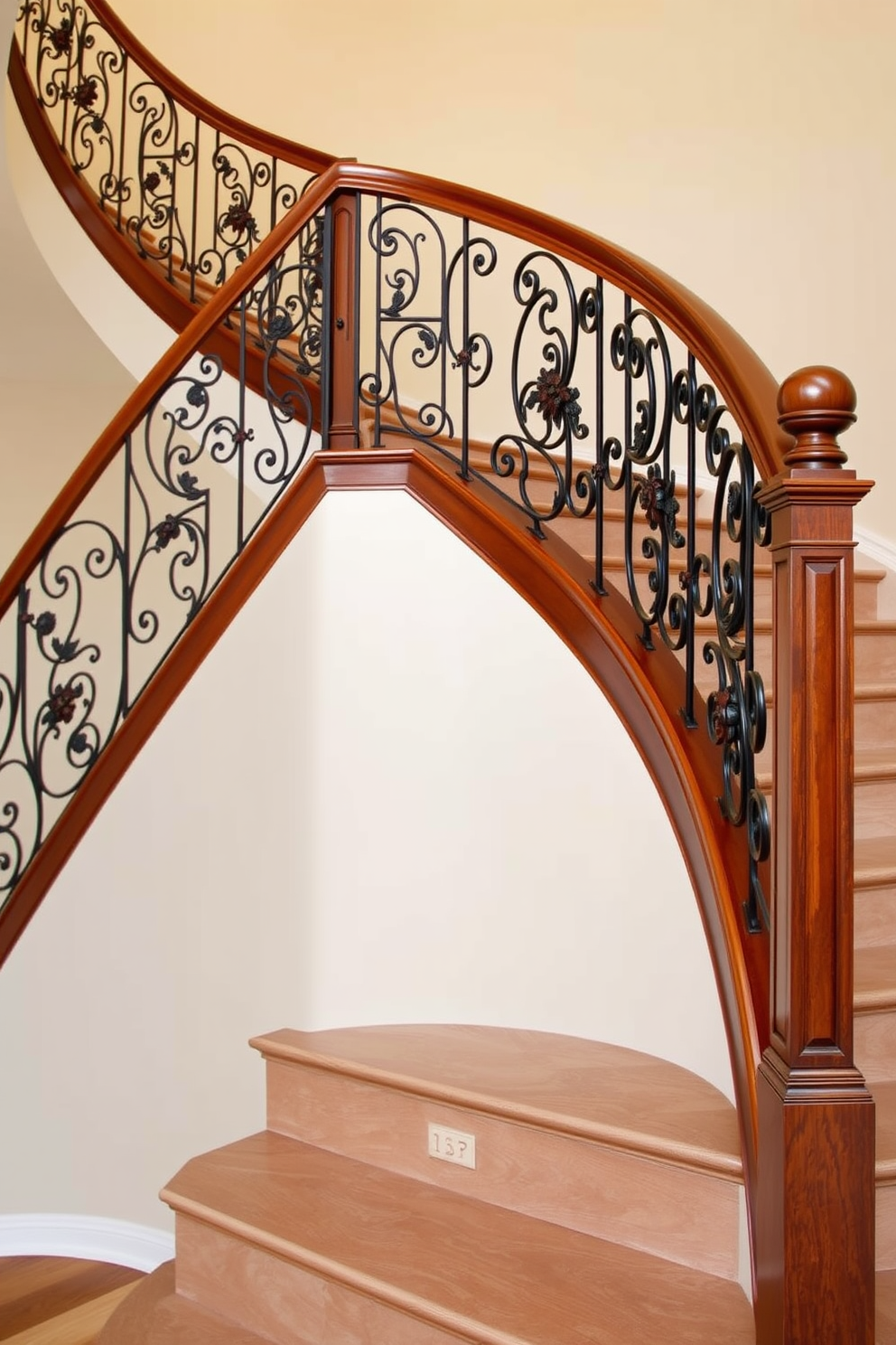 Curved Staircase Design Ideas 20