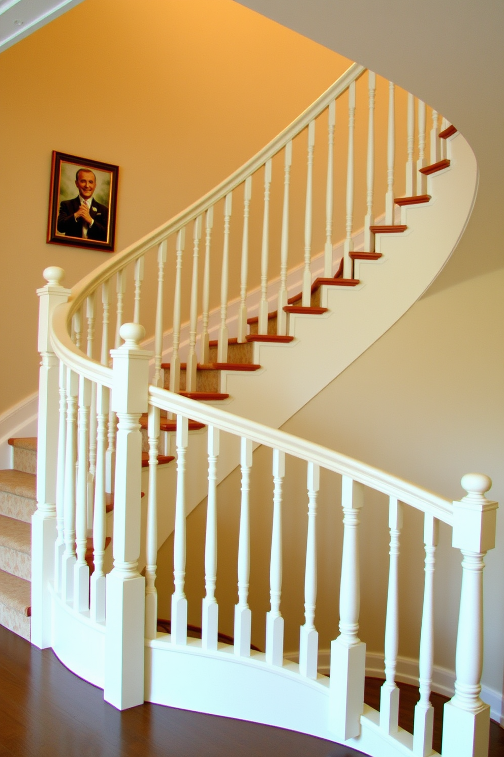 Curved Staircase Design Ideas 24