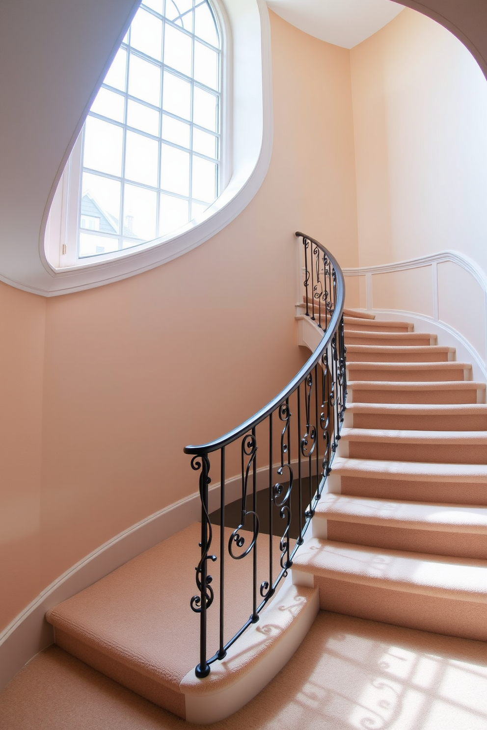 Curved Staircase Design Ideas 25