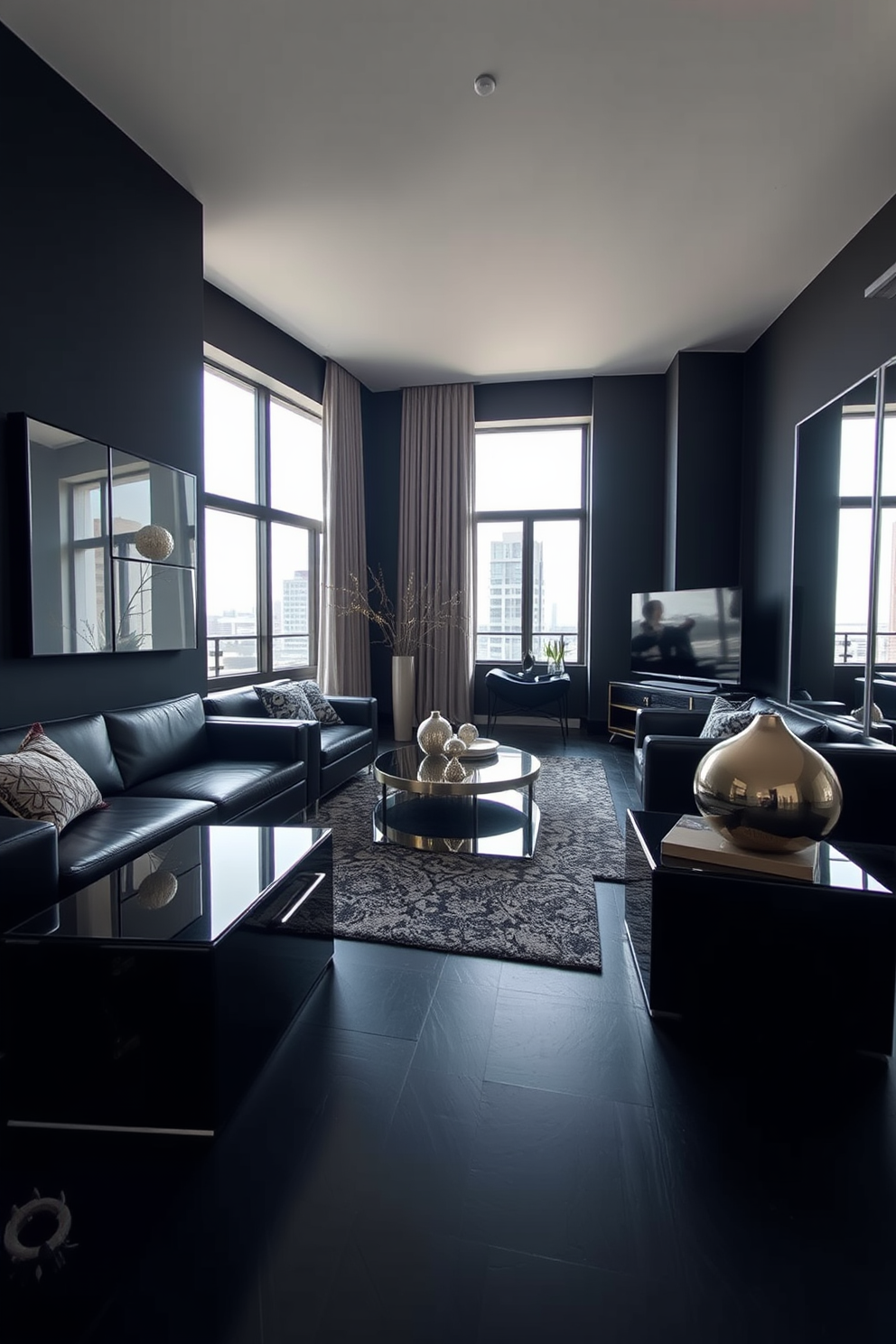 Dark Apartment Design Ideas 10