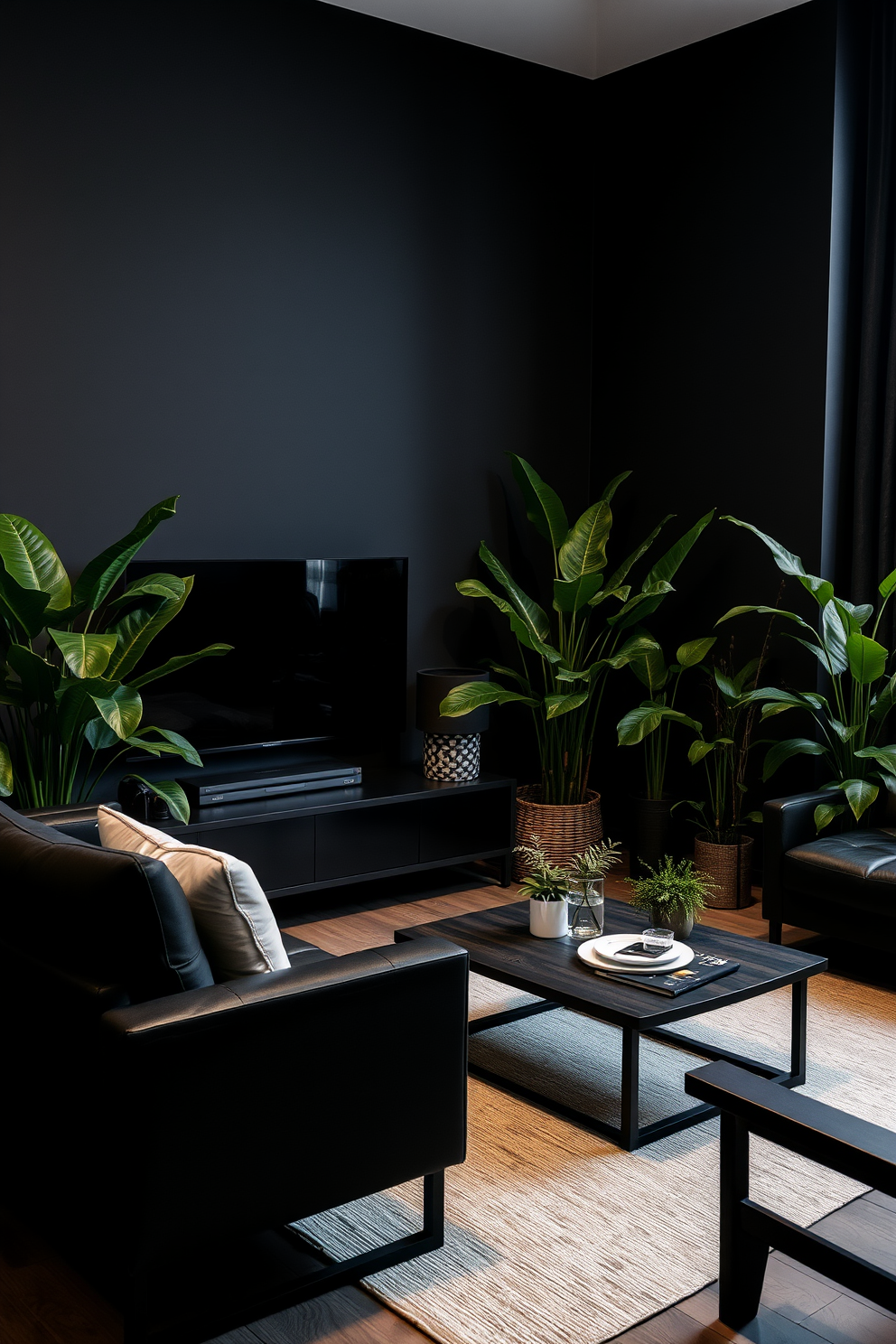 Dark Apartment Design Ideas 14