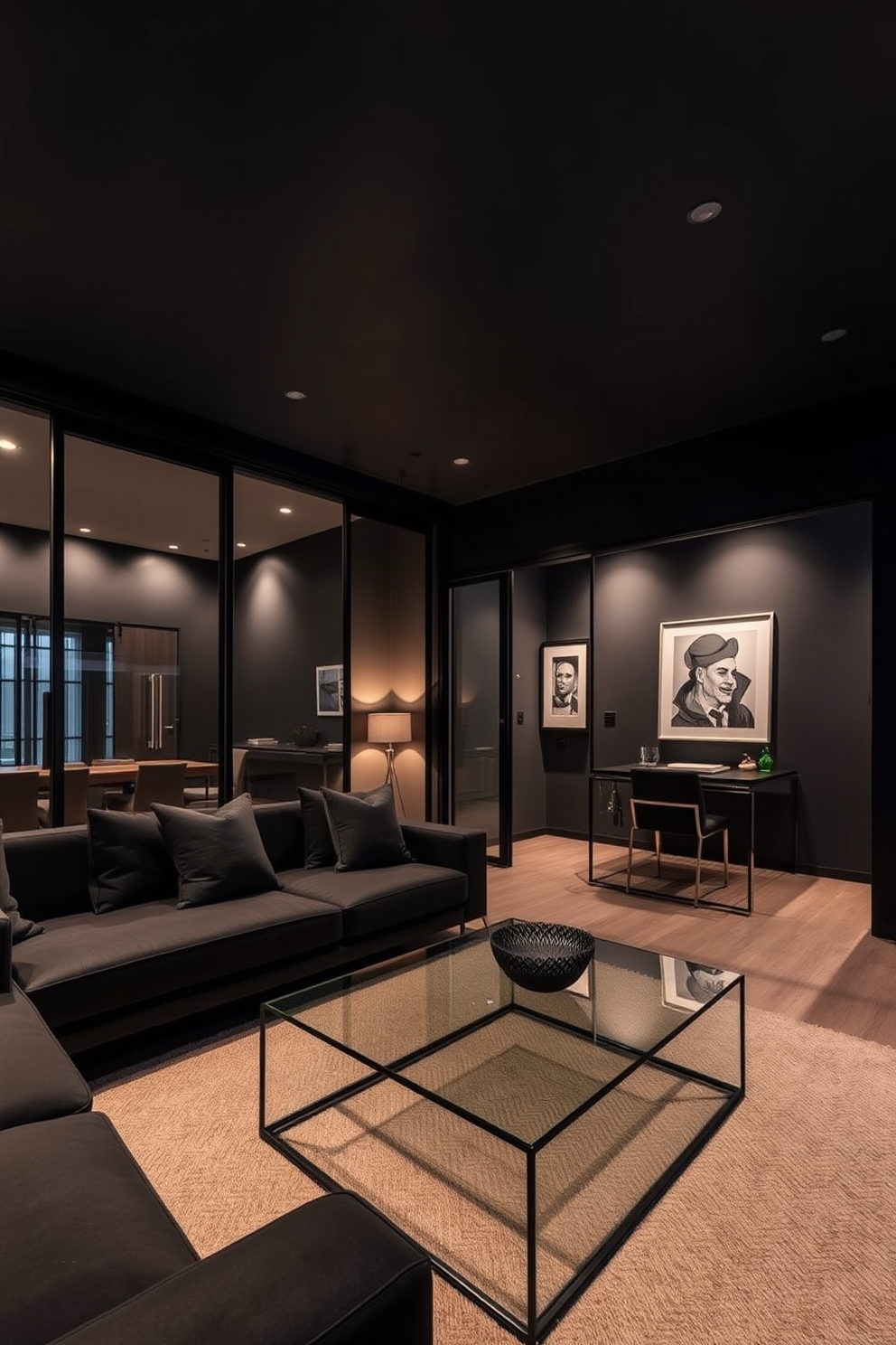 Dark Apartment Design Ideas 21