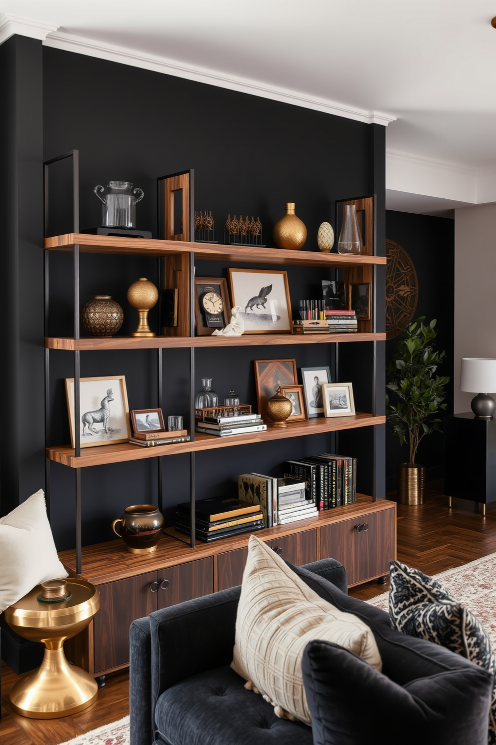 Dark Apartment Design Ideas 26