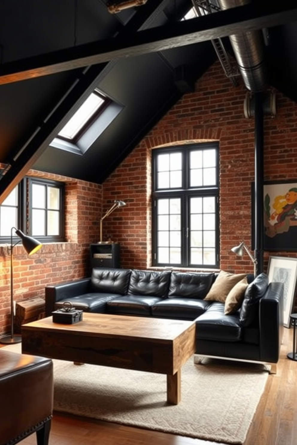 Dark Attic Room Design Ideas 22