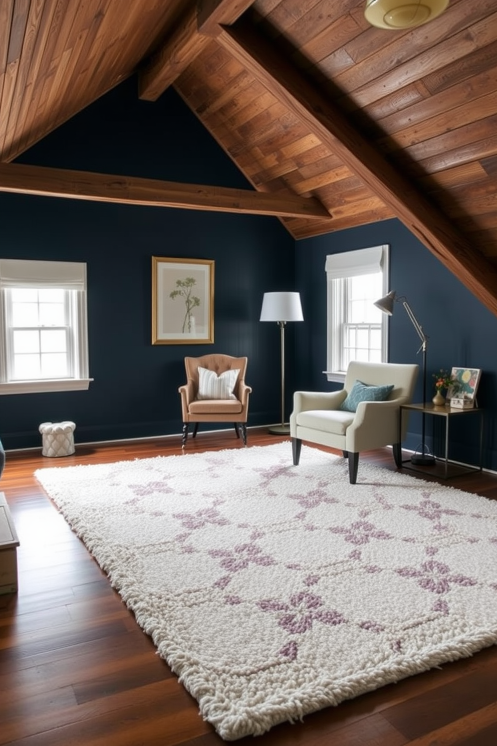 Dark Attic Room Design Ideas 30