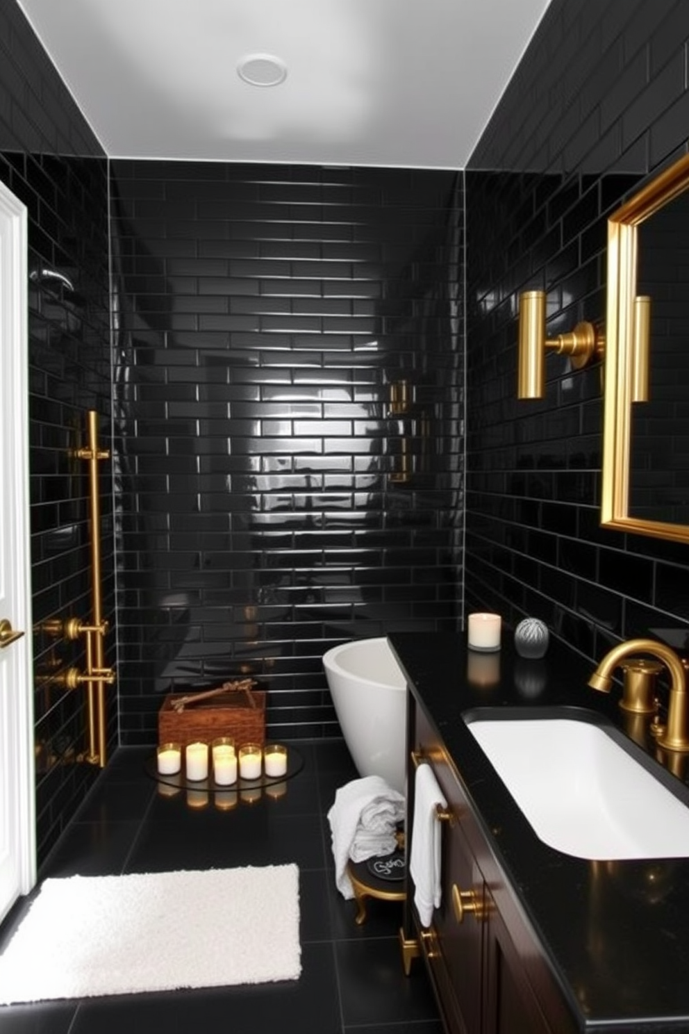 Dark Bathroom Design Ideas 1