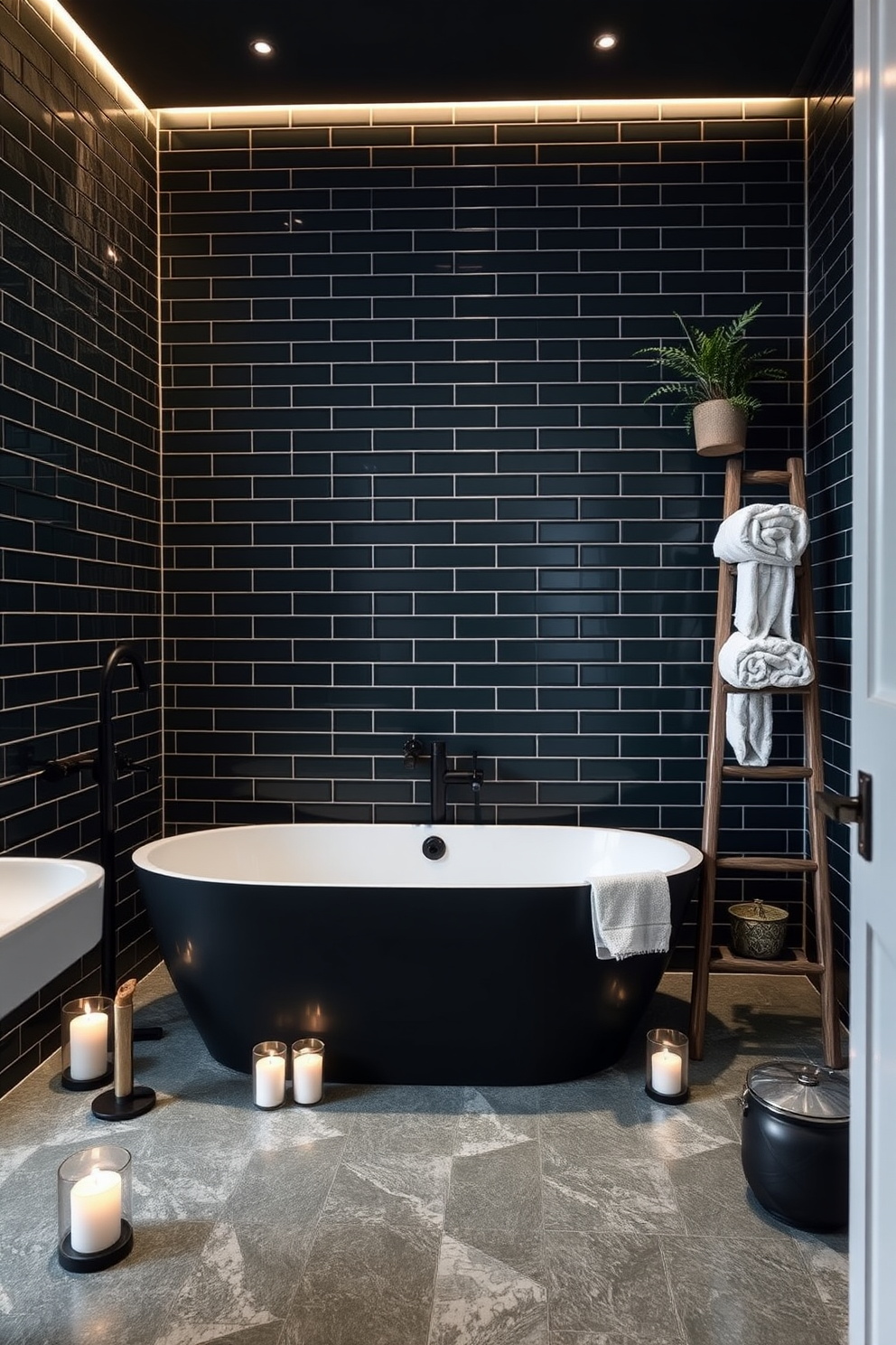 Dark Bathroom Design Ideas 12