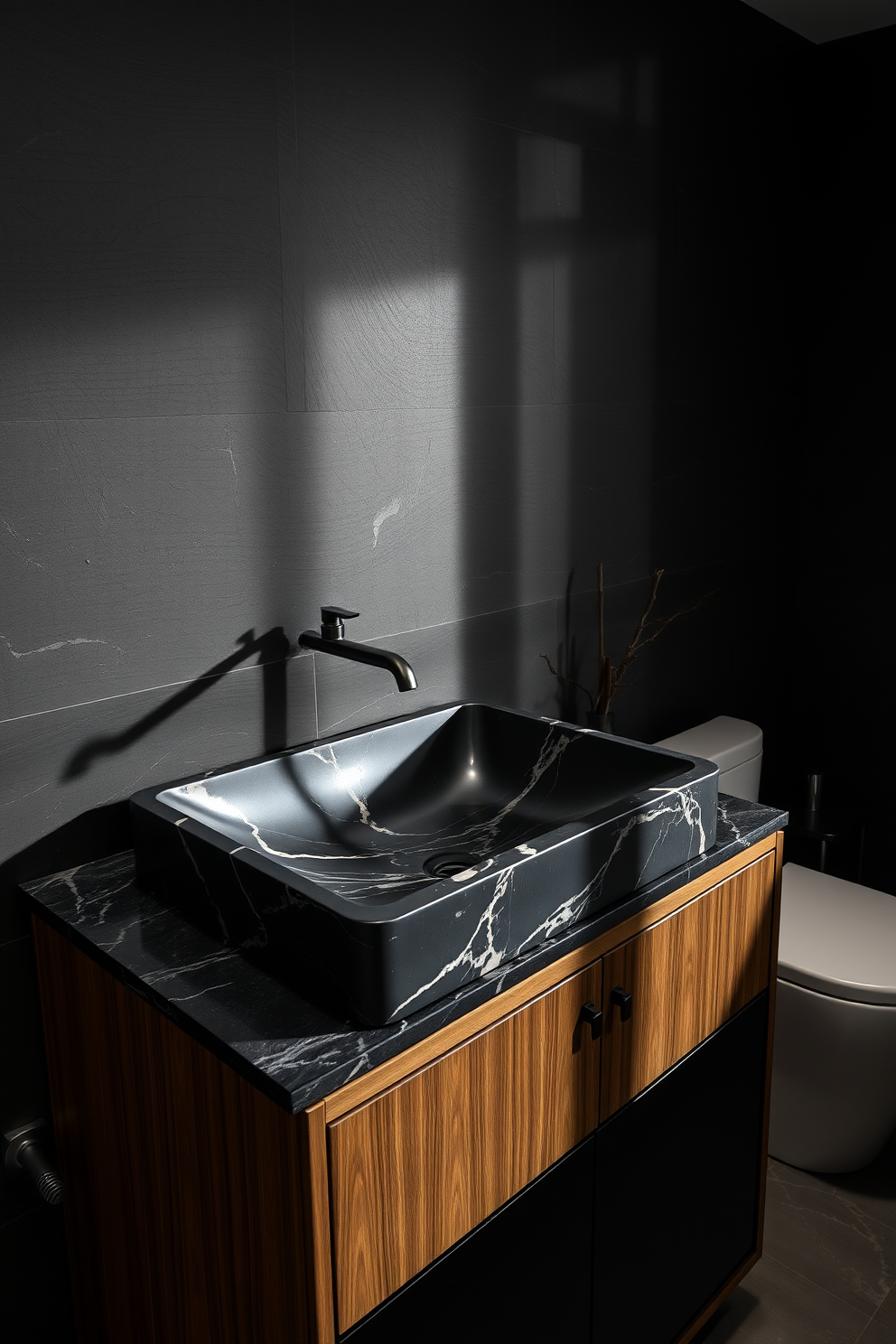 Dark Bathroom Design Ideas 13