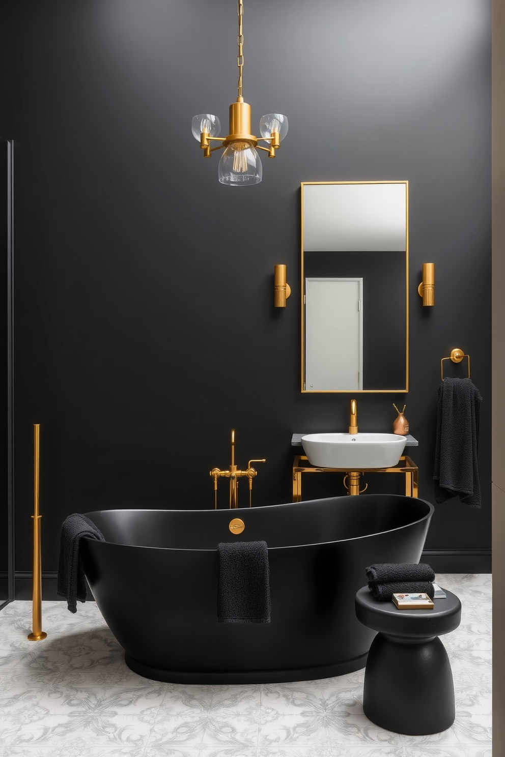 Dark Bathroom Design Ideas 20