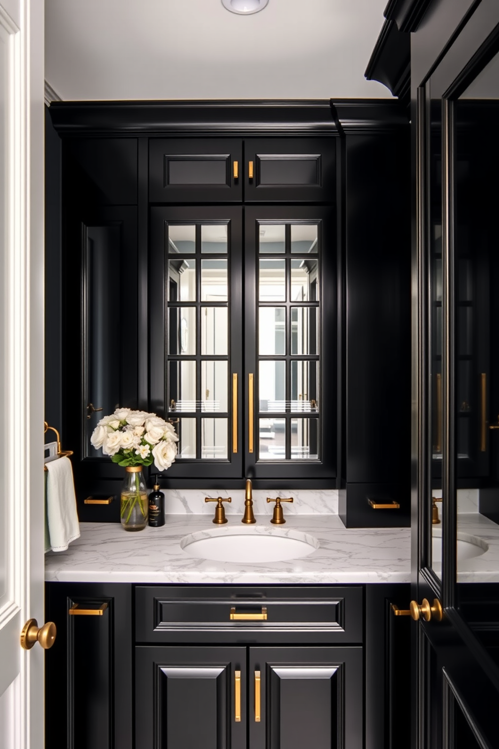 Dark Bathroom Design Ideas 27