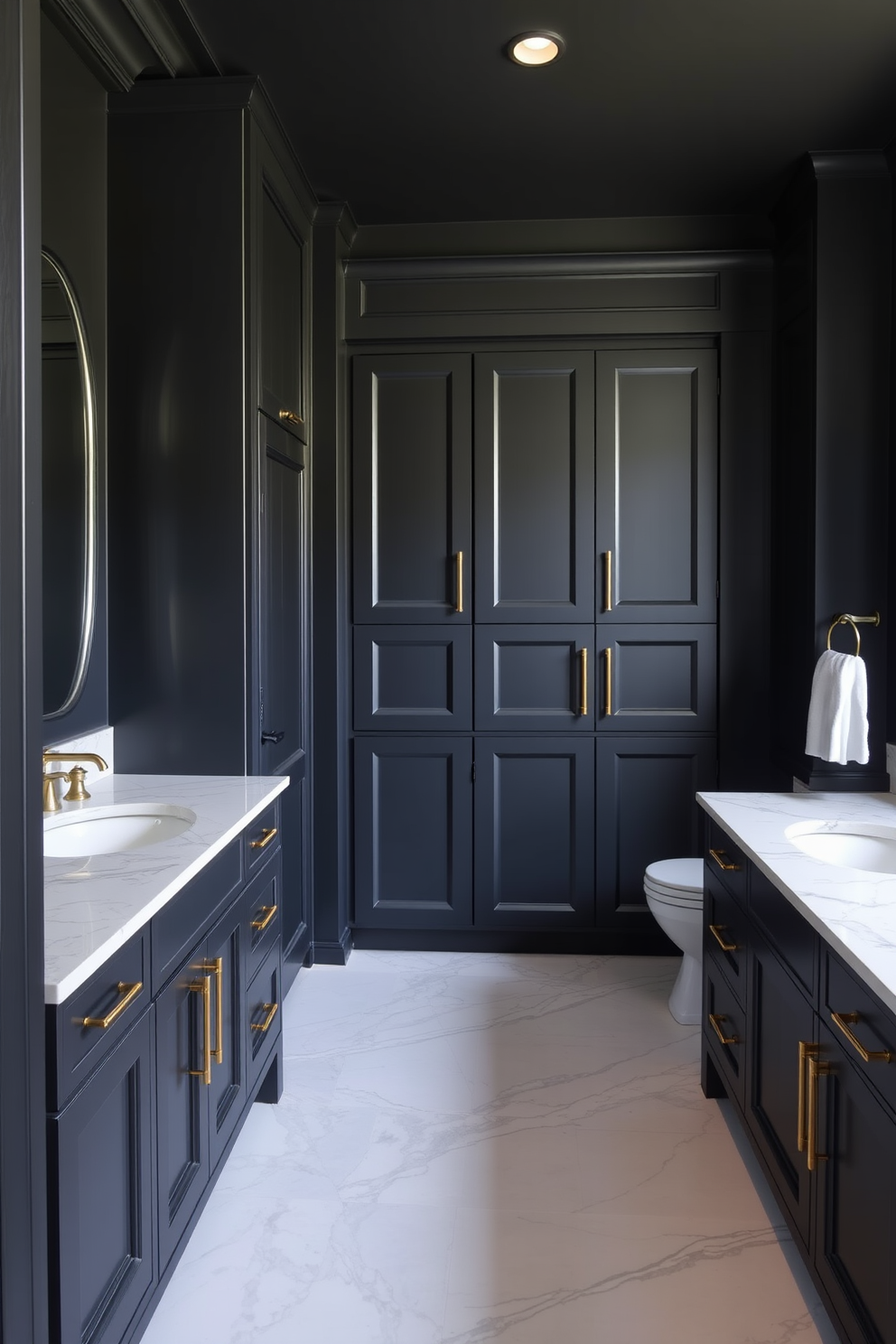 Dark Bathroom Design Ideas 3