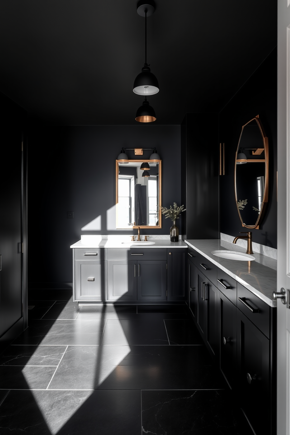 Dark Bathroom Design Ideas 30