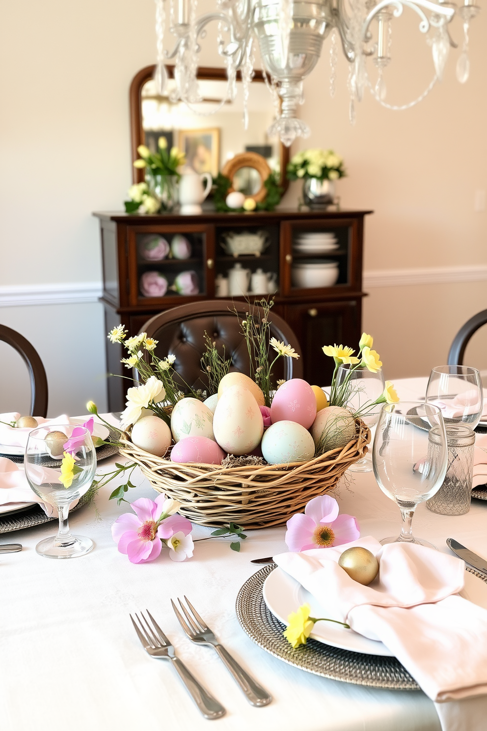 Dining Room Easter Decorating Ideas 10