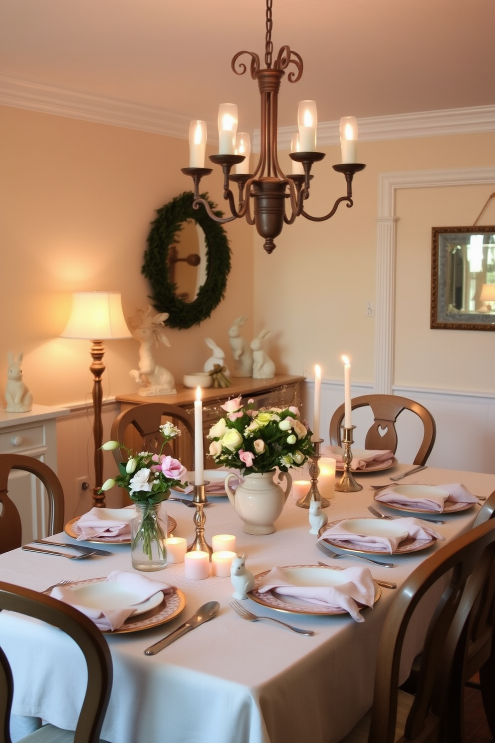 Dining Room Easter Decorating Ideas 11