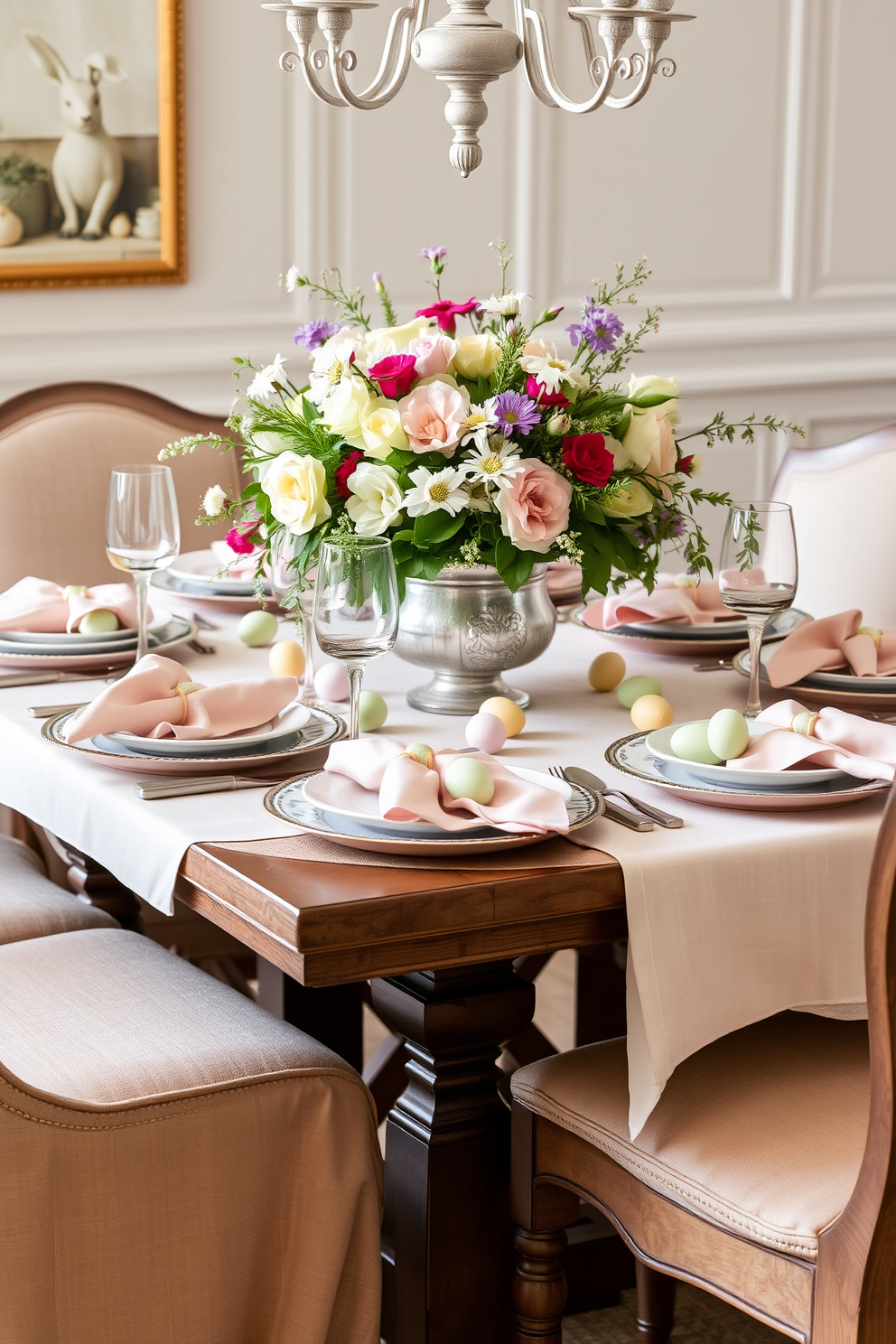 Dining Room Easter Decorating Ideas 21