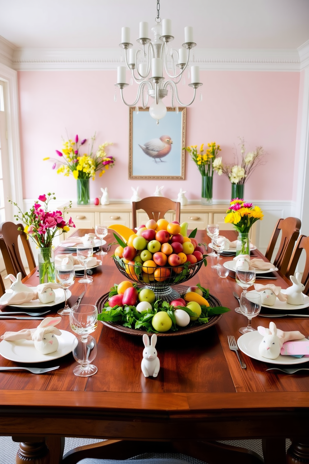 Dining Room Easter Decorating Ideas 22