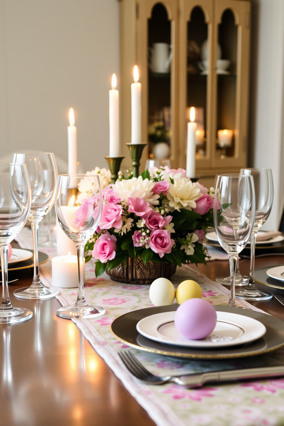 Dining Room Easter Decorating Ideas 23