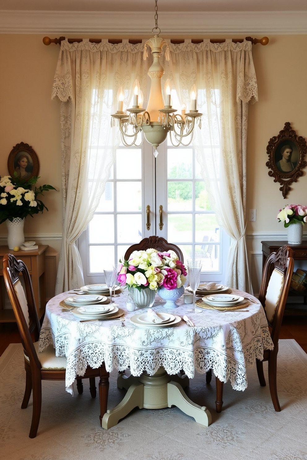 Dining Room Easter Decorating Ideas 27