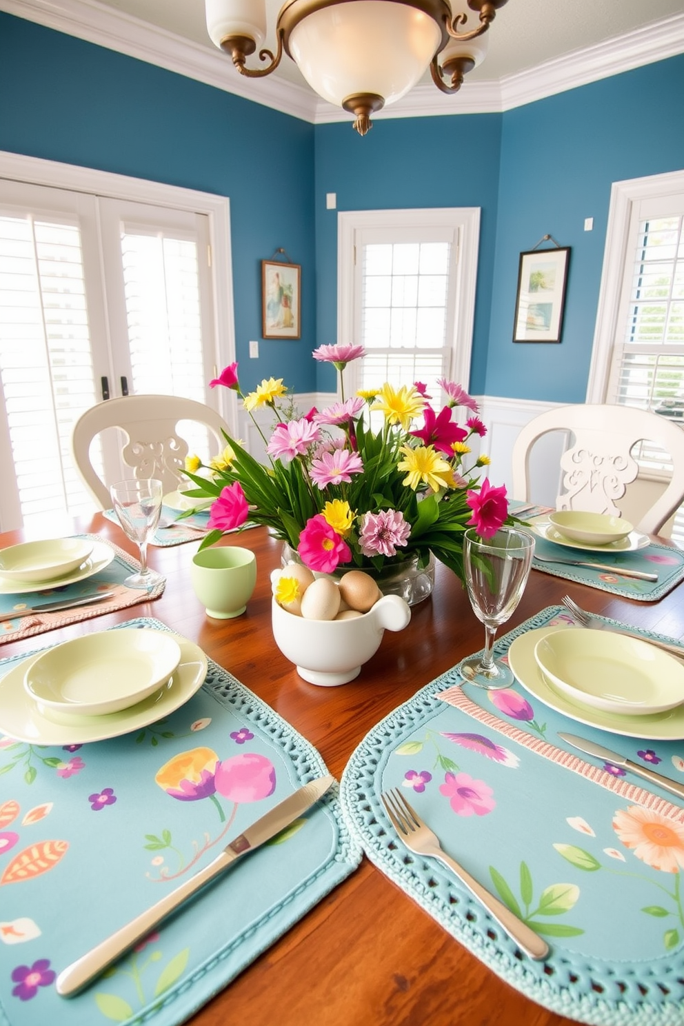 Dining Room Easter Decorating Ideas 29