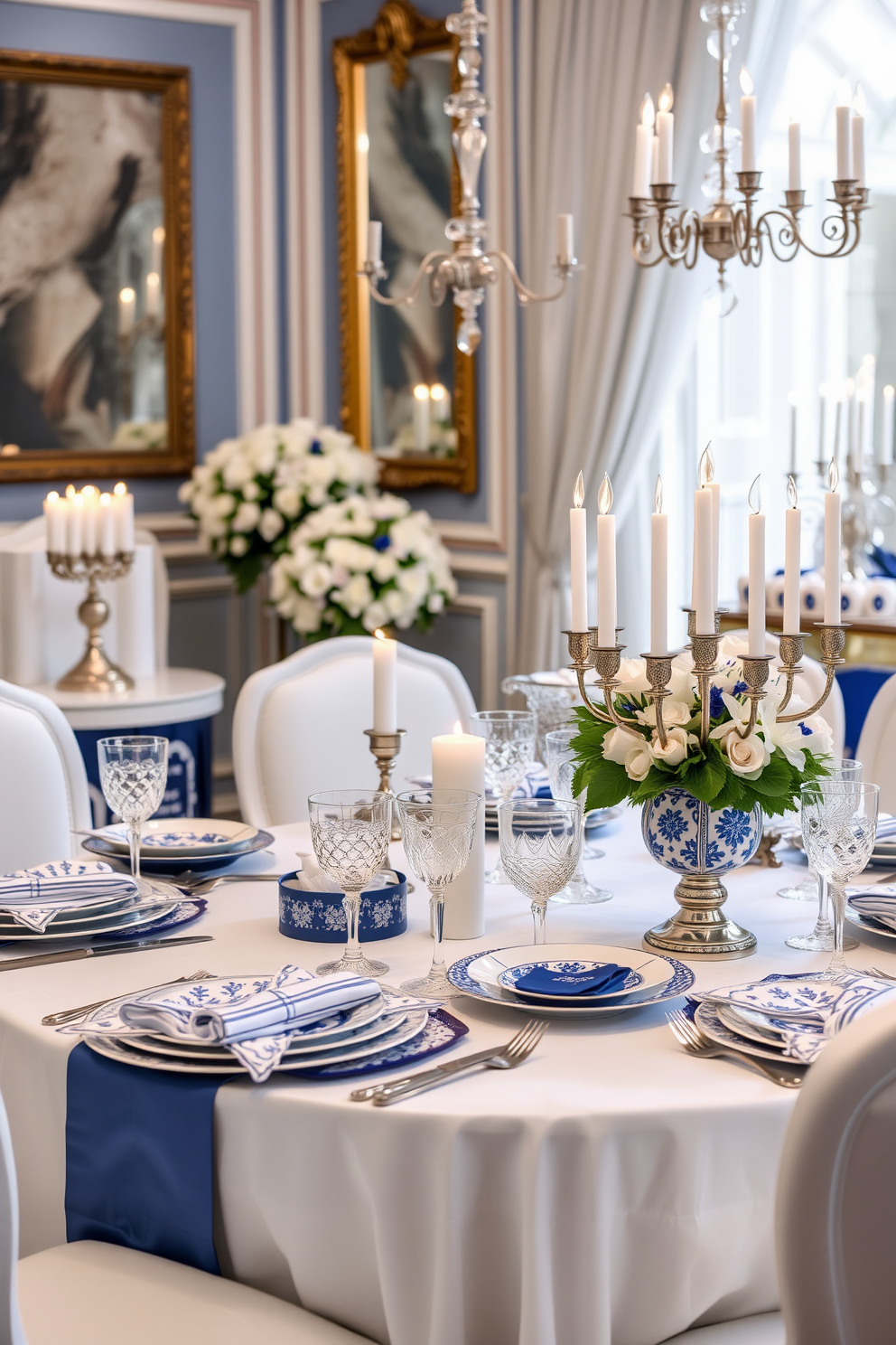 Dining Room Hanukkah Decorating Ideas 1