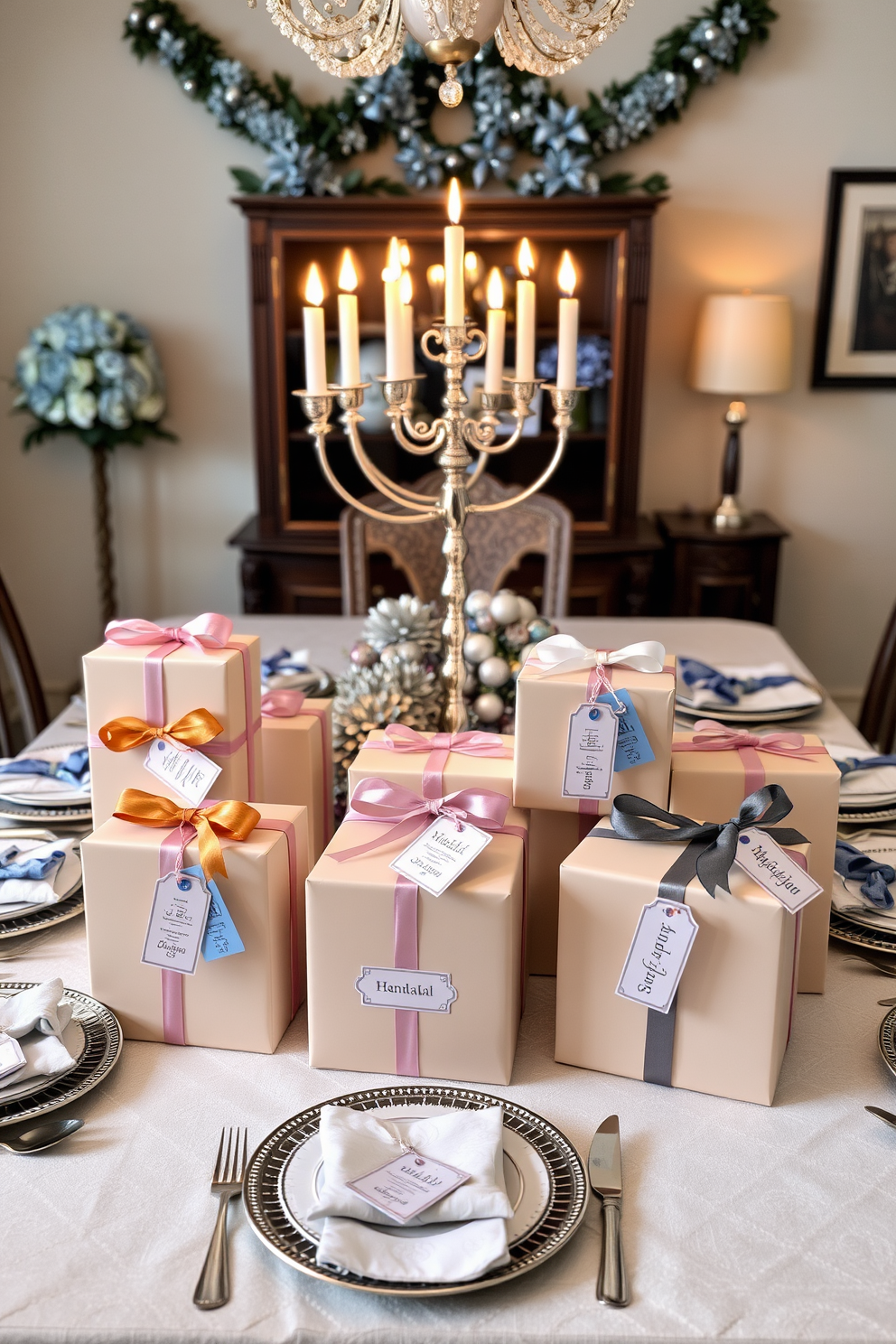 Dining Room Hanukkah Decorating Ideas 11