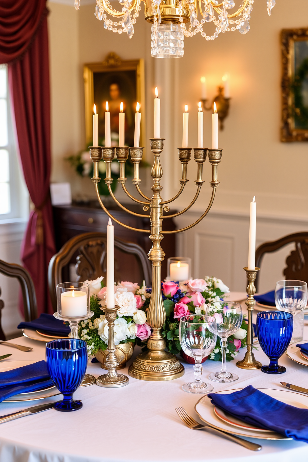 Dining Room Hanukkah Decorating Ideas 12