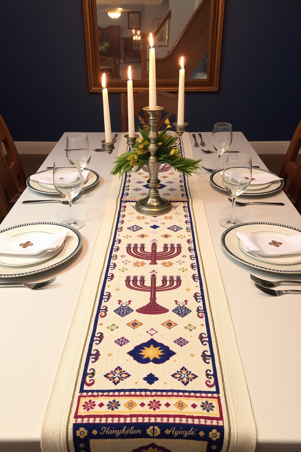 Dining Room Hanukkah Decorating Ideas 13