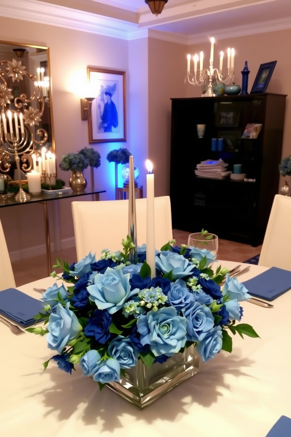 Dining Room Hanukkah Decorating Ideas 16