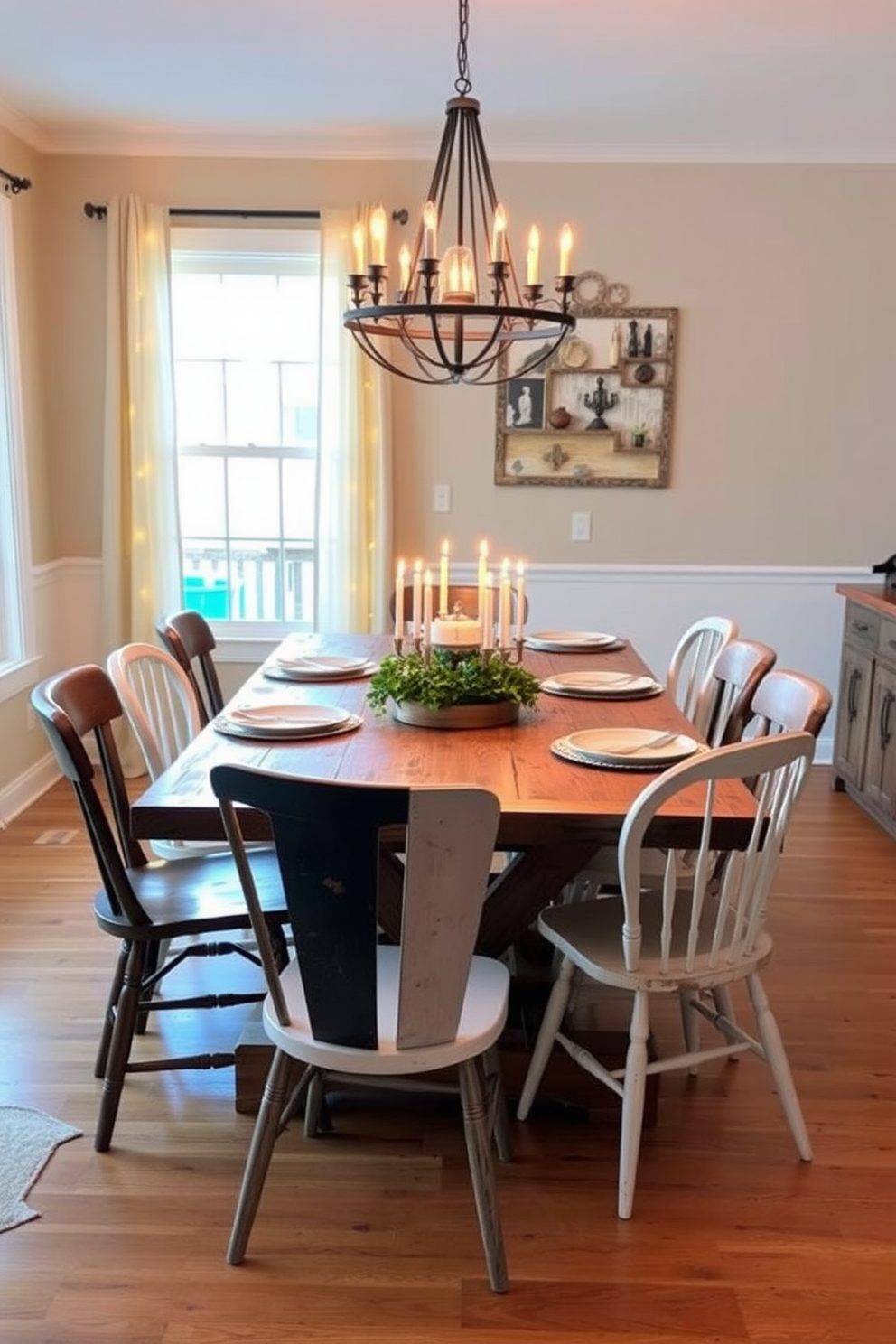 Dining Room Hanukkah Decorating Ideas 17