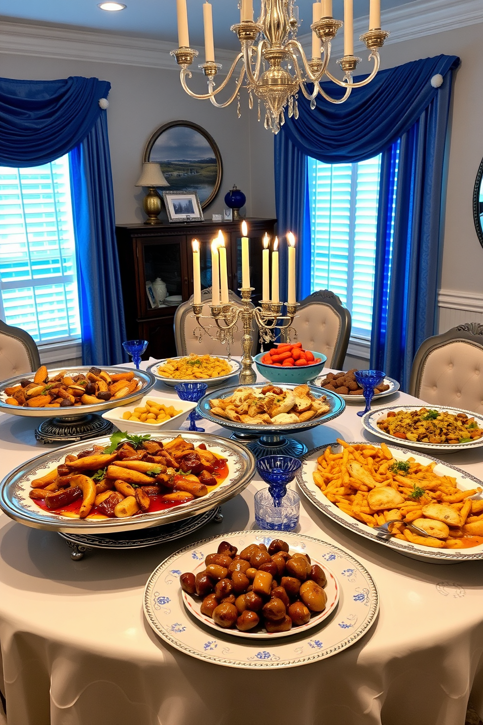 Dining Room Hanukkah Decorating Ideas 19