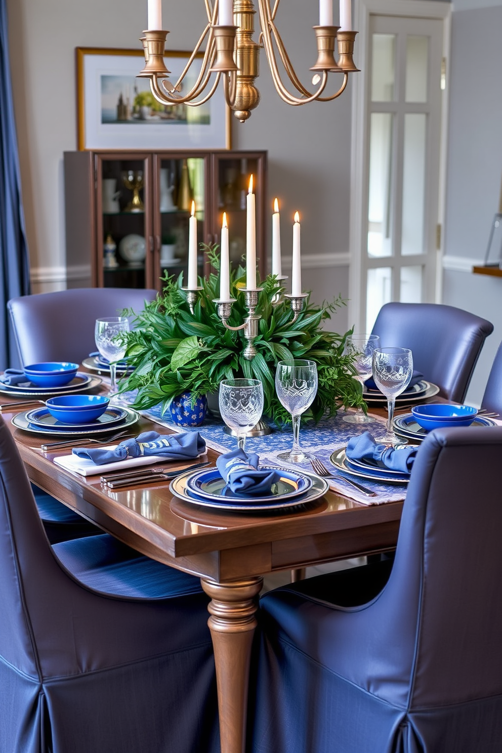 Dining Room Hanukkah Decorating Ideas 20