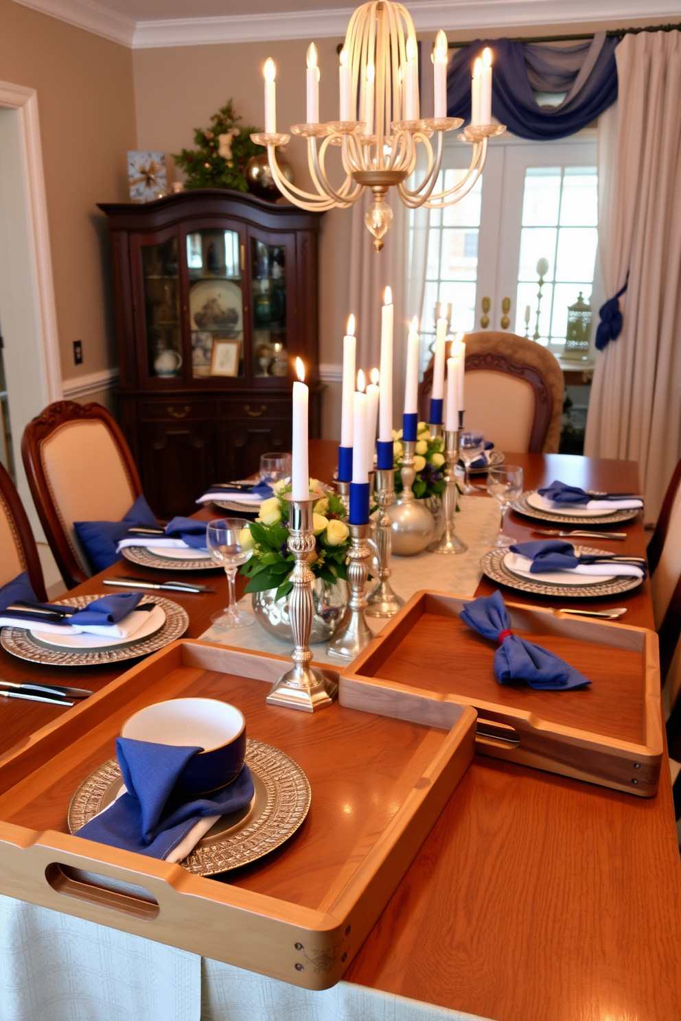 Dining Room Hanukkah Decorating Ideas 24