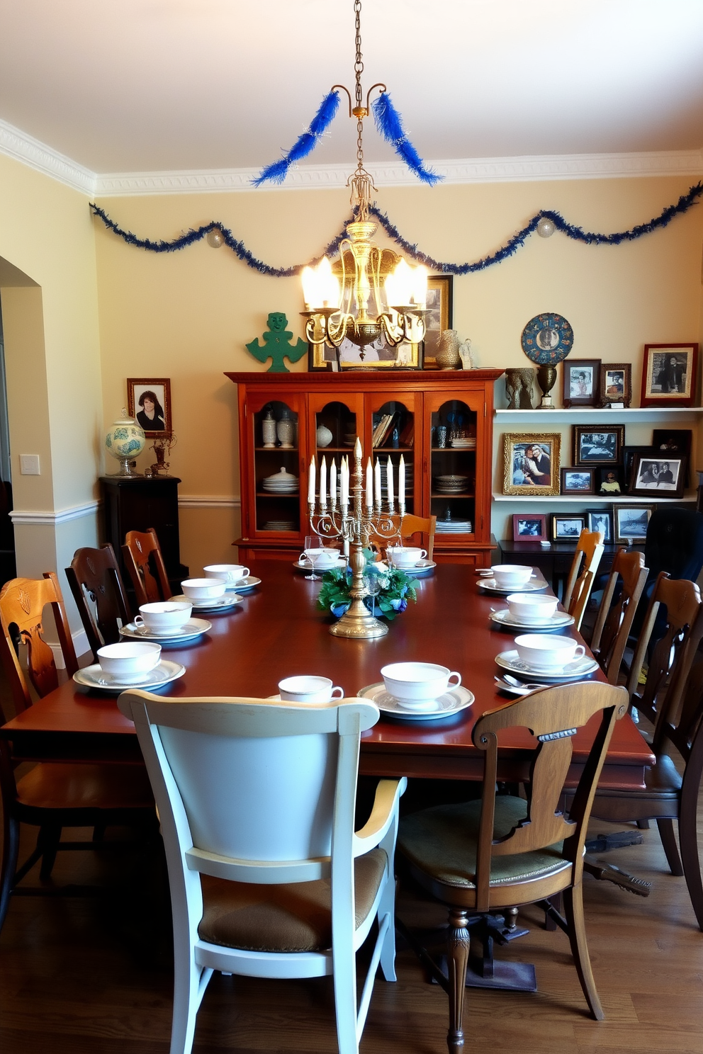 Dining Room Hanukkah Decorating Ideas 25