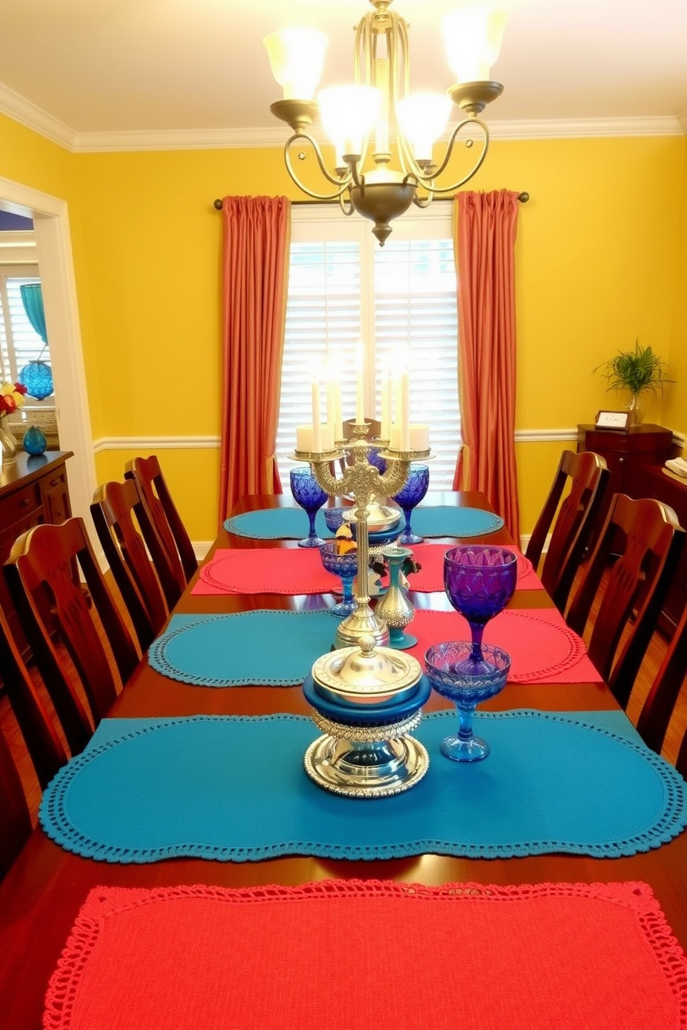 Dining Room Hanukkah Decorating Ideas 29