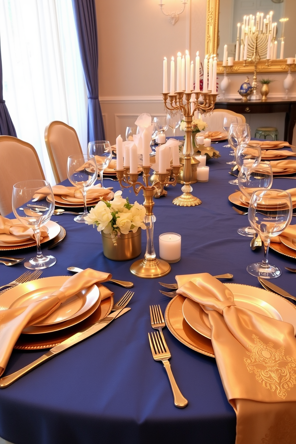 Dining Room Hanukkah Decorating Ideas 7