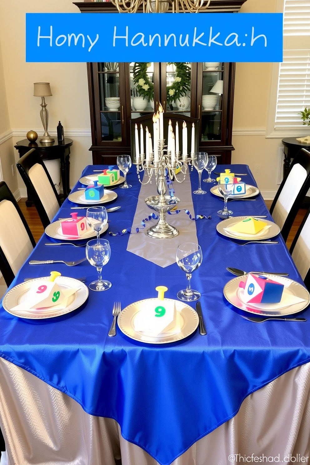 Dining Room Hanukkah Decorating Ideas 8