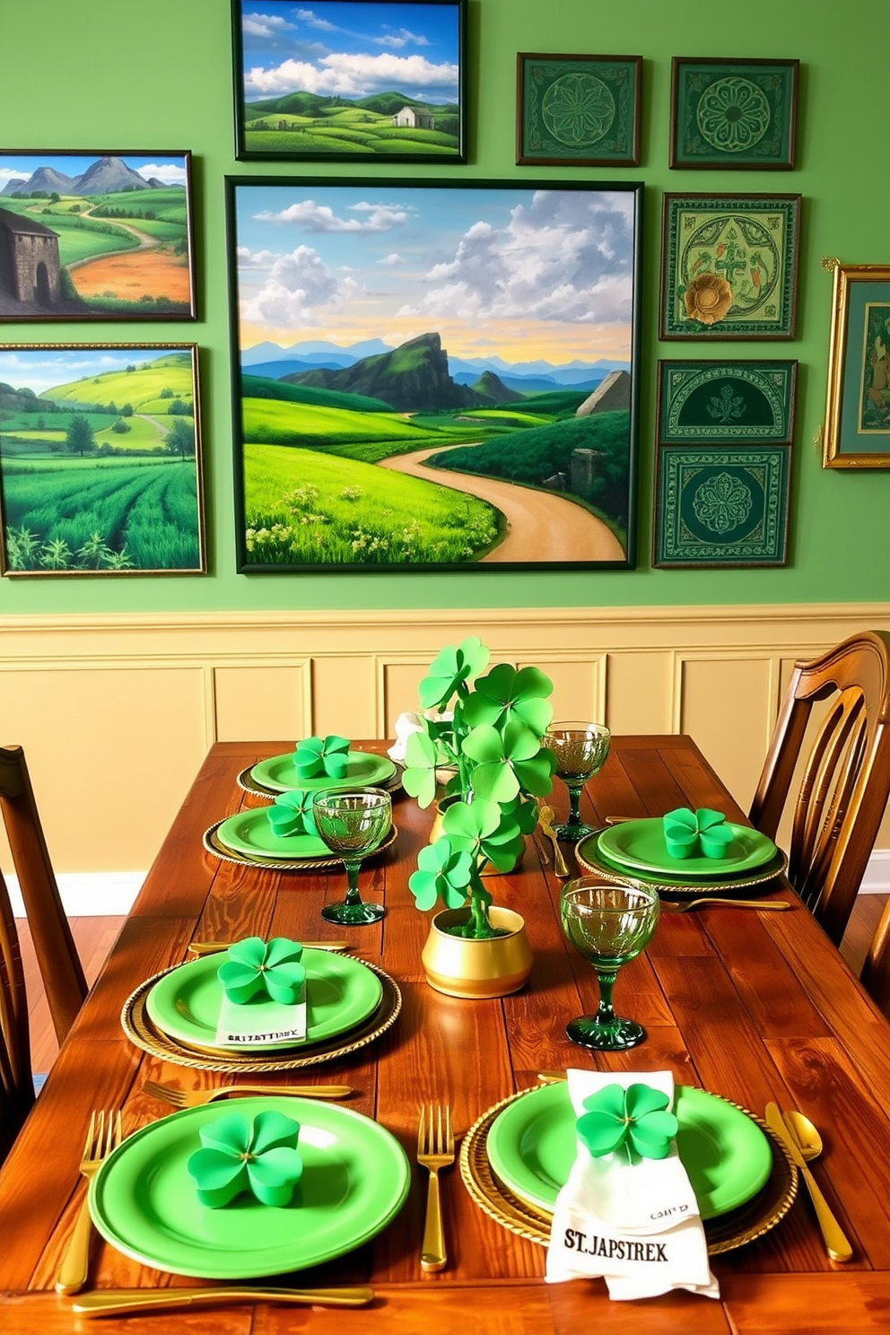 Dining Room St Patricks Day Decorating Ideas 13