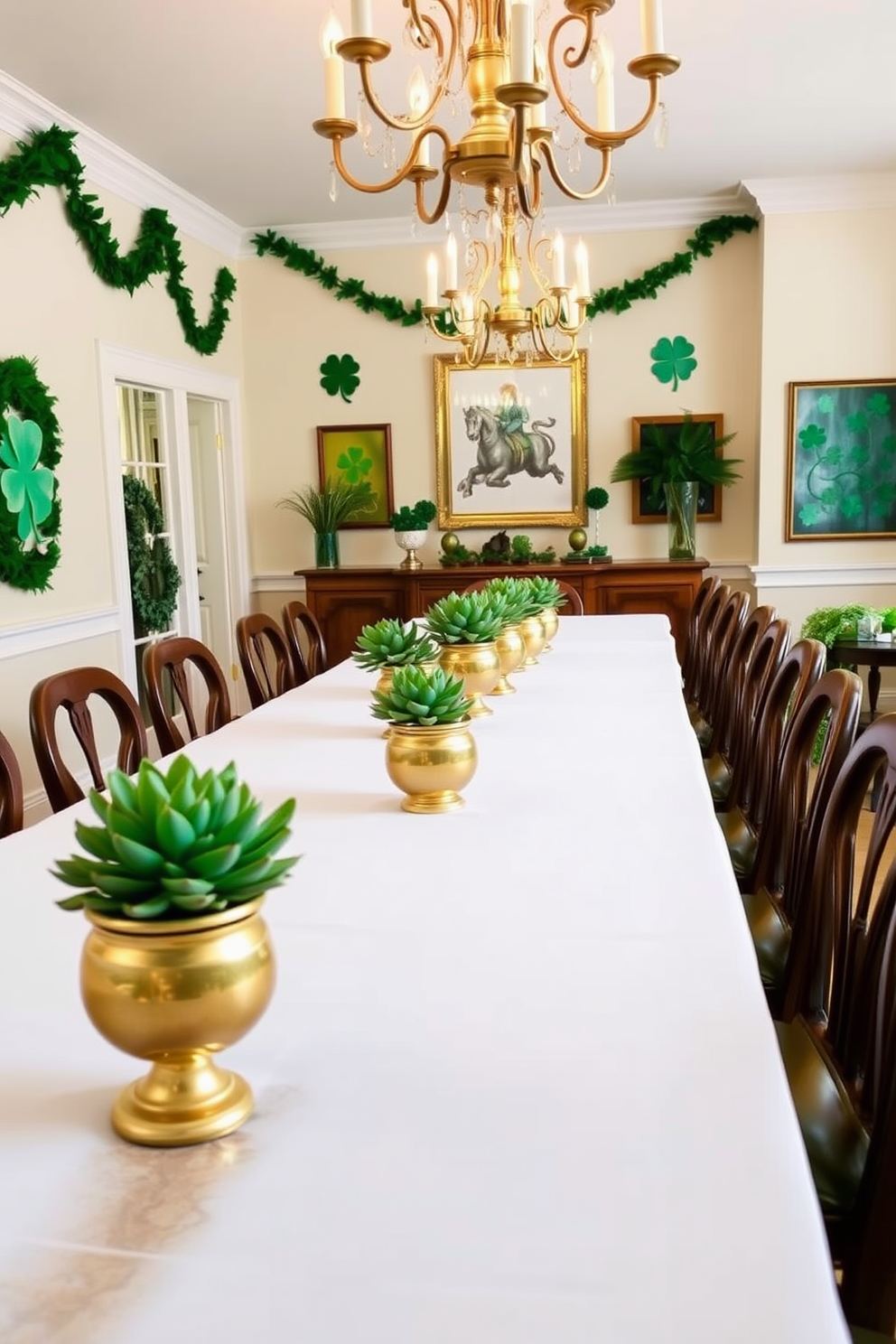 Dining Room St Patricks Day Decorating Ideas 24