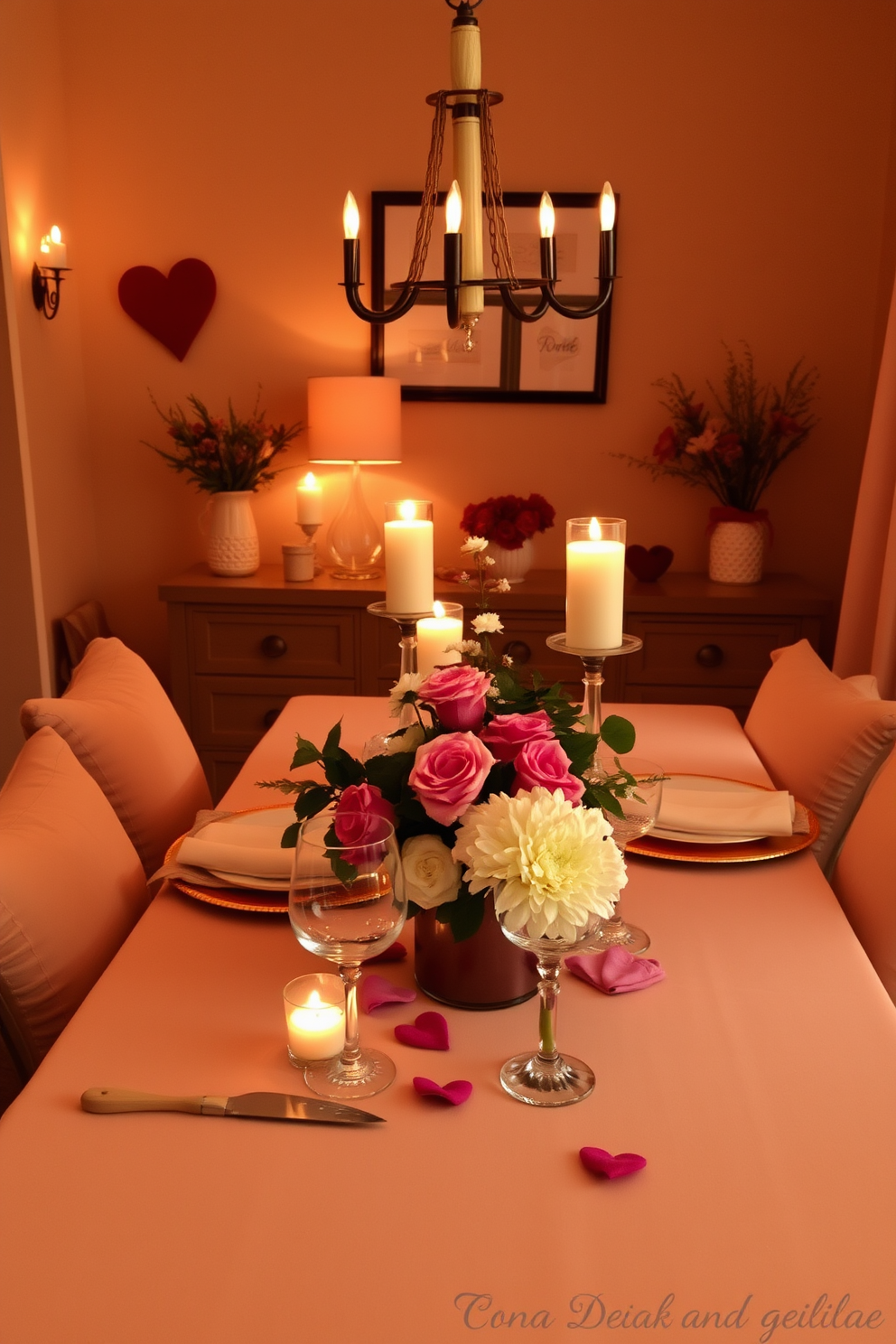 Dining Room Valentines Day Decorating Ideas 17