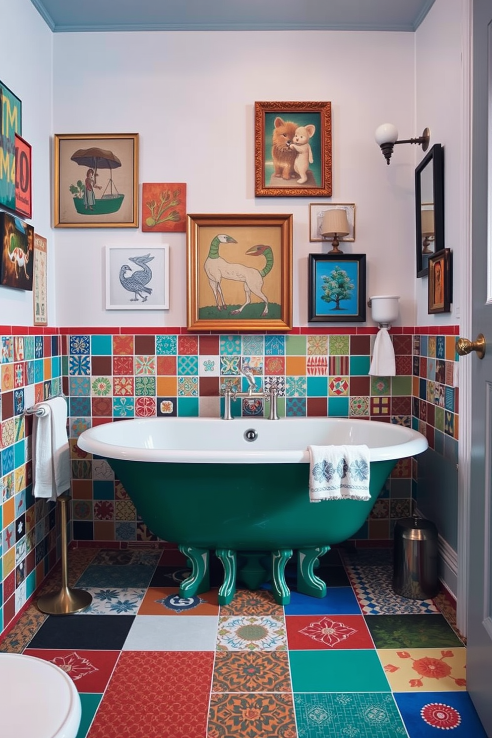 Eclectic Bathroom Design Ideas 14