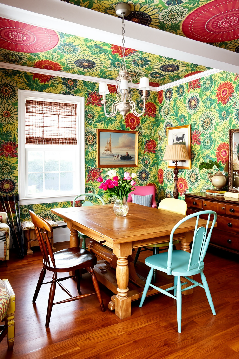 Eclectic Dining Room Design Ideas 1