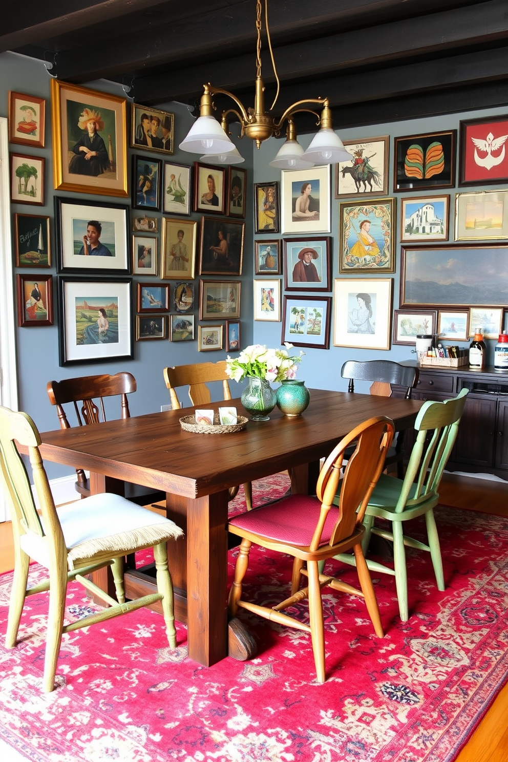 Eclectic Dining Room Design Ideas 18